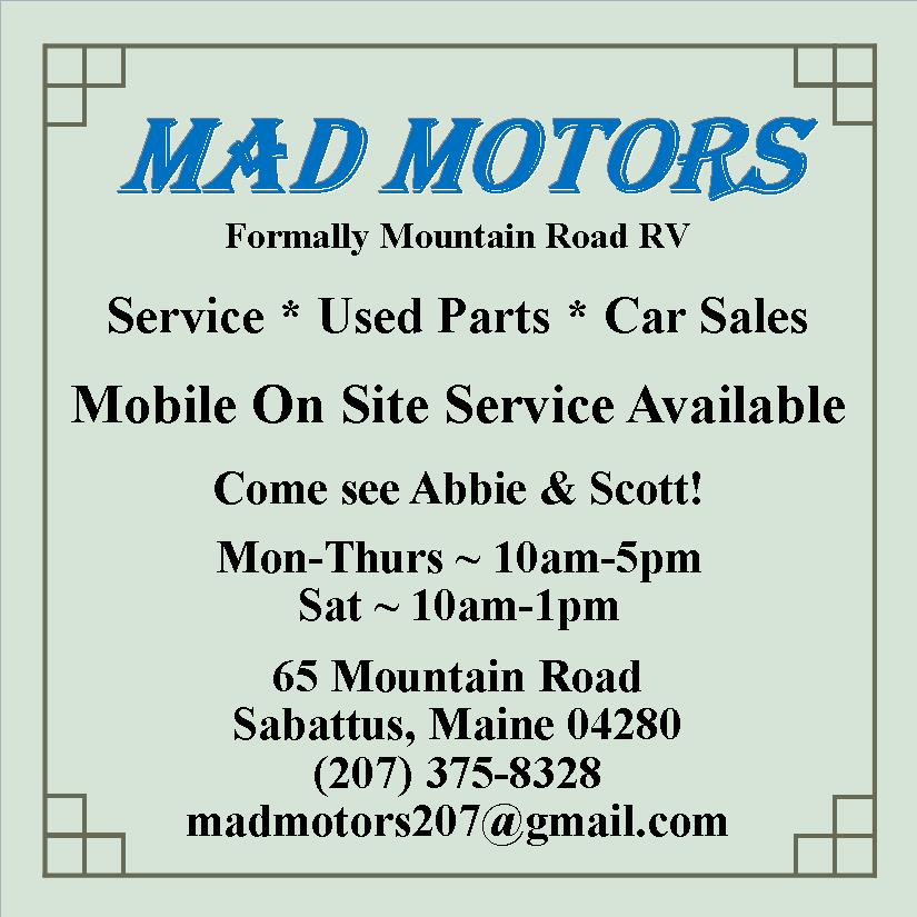 Mad Motors Half Page